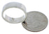 Southwest Sterling Silver Multicolor Inlay Ring Size 8-1/4 UX38042